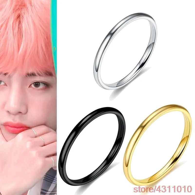 Модные кольца на костяшки Kpop bangtan boys ювелирные изделия трендовые V jin jimin