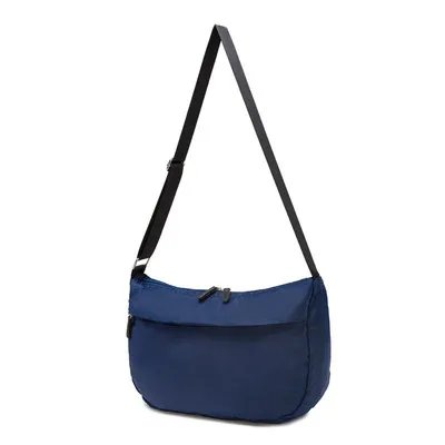

Retro Simple Wind Nylon Travel single shoulder leisure cross-body waterproof dumpling bag for women