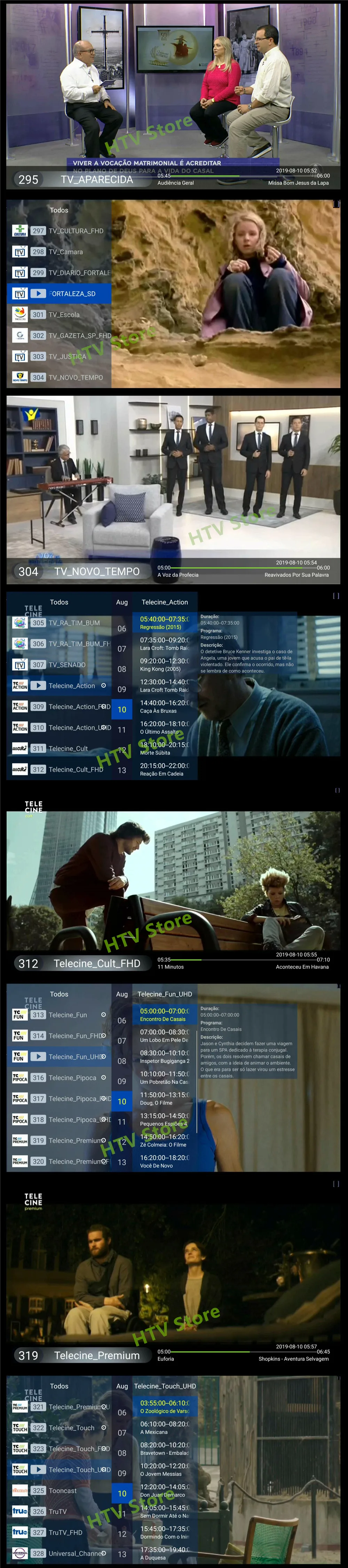Ai tak pro 1 коробка HTV B tv B9 BOX Бразилия IP tv Android box 4K бразильские Бесплатные Каналы подписка с VOD воспроизведения и Live