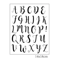 26 letter symbols azsg clear stamps new 2021 rubber silicone seal for diy scrapbooking card making album decoroation crafts