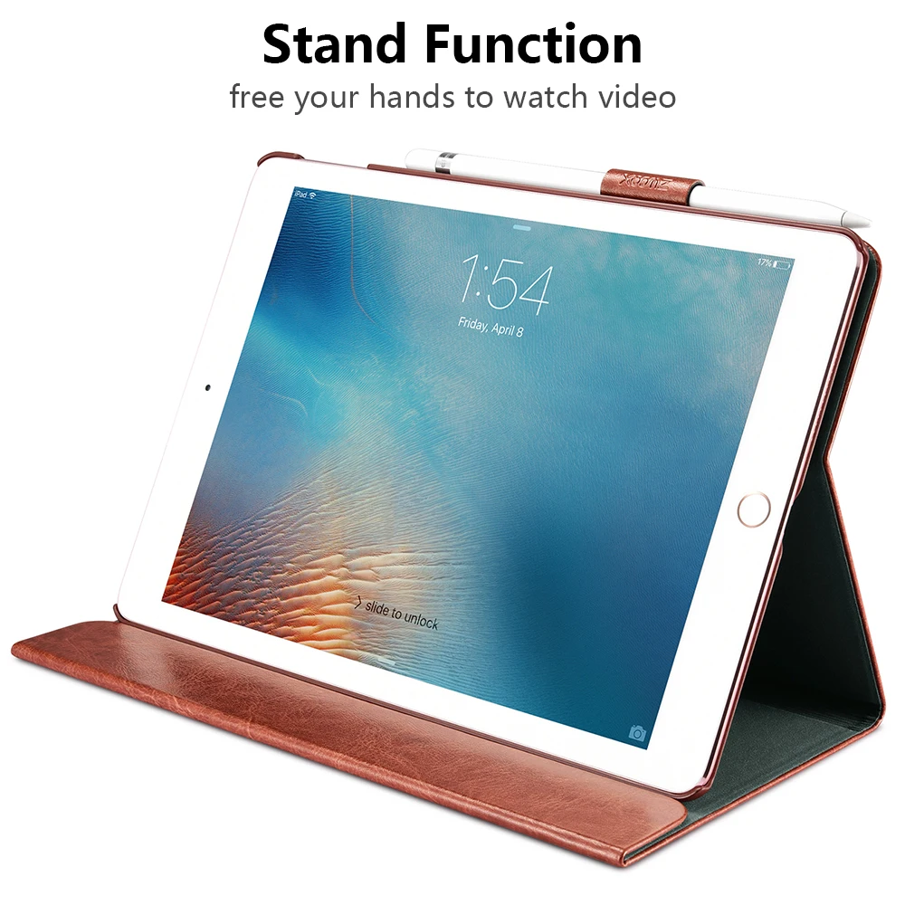 Чехол для iPad Pro 12 9 2017 Роскошный чехол из искусственной кожи противоударный