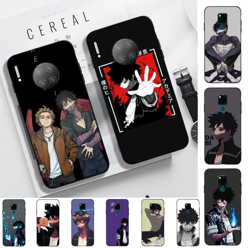 

TOPLBPCS Dabi Boku no My Hero Academia Phone Case for Huawei Mate 20 10 9 40 30 lite pro X Nova 2 3i 7se