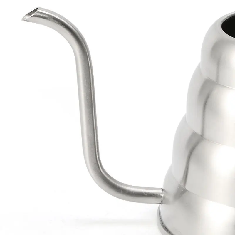 Капельный чайник из нержавеющей стали термометр с длинным горлом в форме лебедя 1