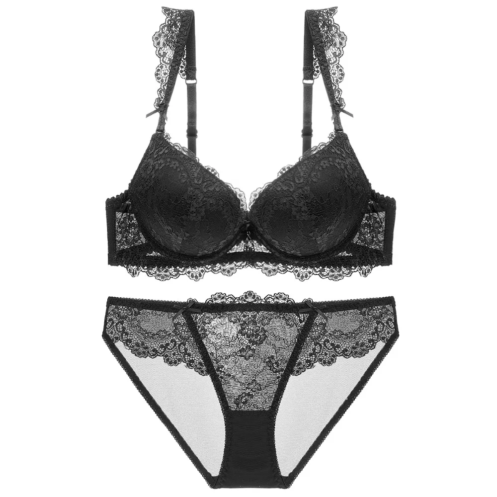 

Новый европейский сексуальный кружевной комплект с бюстгальтером для девушек, комплекты регулируемого нижнего белья для женщин чашка A B C