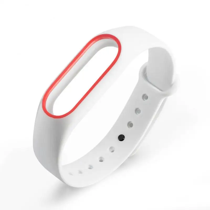 Регулируемый браслет для Xiaomi Mi Band 2 мягкий силиконовый ремешок сменные