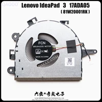 qaooo laptop cpu fan for lenovo ideapad 3 17ada05 81w20001rk cpu cooling fan