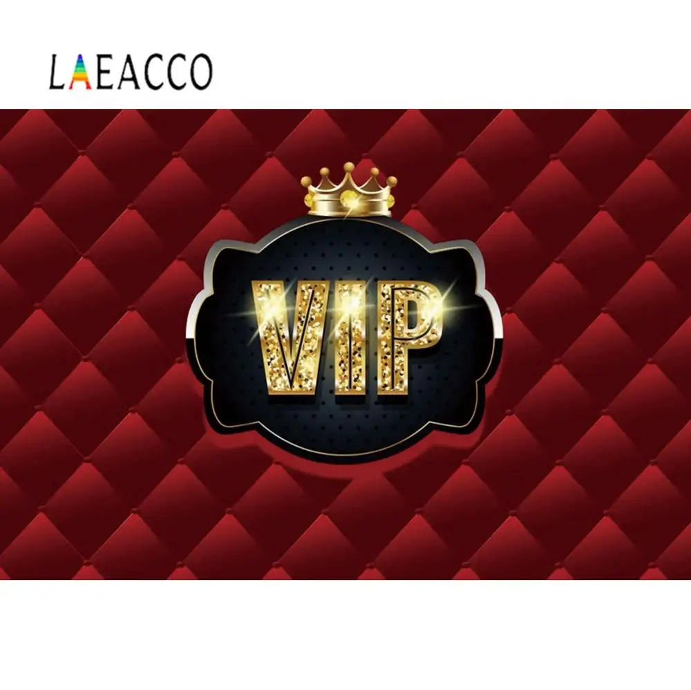 Laeacco Золотой VIP Корона Красный изголовье день рождения индивидуальный баннер