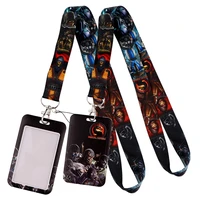 LT775 Mortal Kombat Games Lanyard For Keychain Card Cover Pass Gym Mobile Phone Badge Holder Keyring Neck Straps Accessories