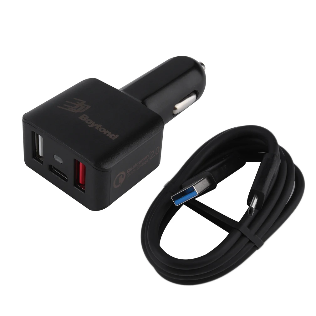 Автомобильное зарядное устройство с двумя USB портами и кабелем V8 12 24 В| |