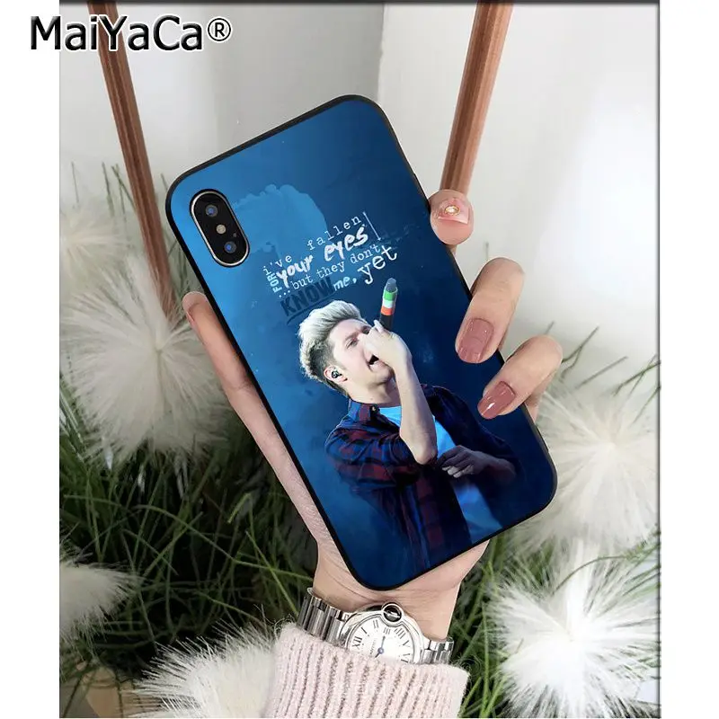 Мягкий силиконовый чехол для телефона MaiYaCa One Direction Niall Horan из ТПУ iPhone 8 7 6 6S Plus X XS MAX 5
