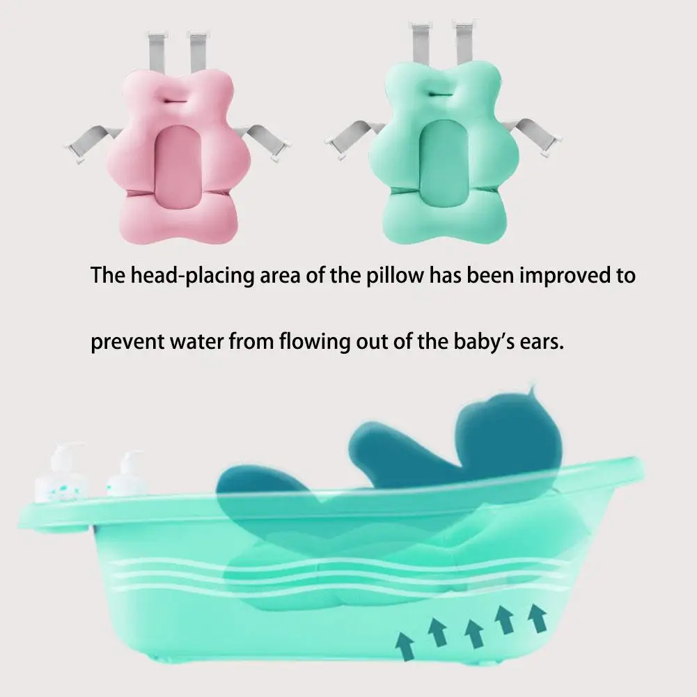 Безопасная подушка для купания новорожденных переносная безопасности детская