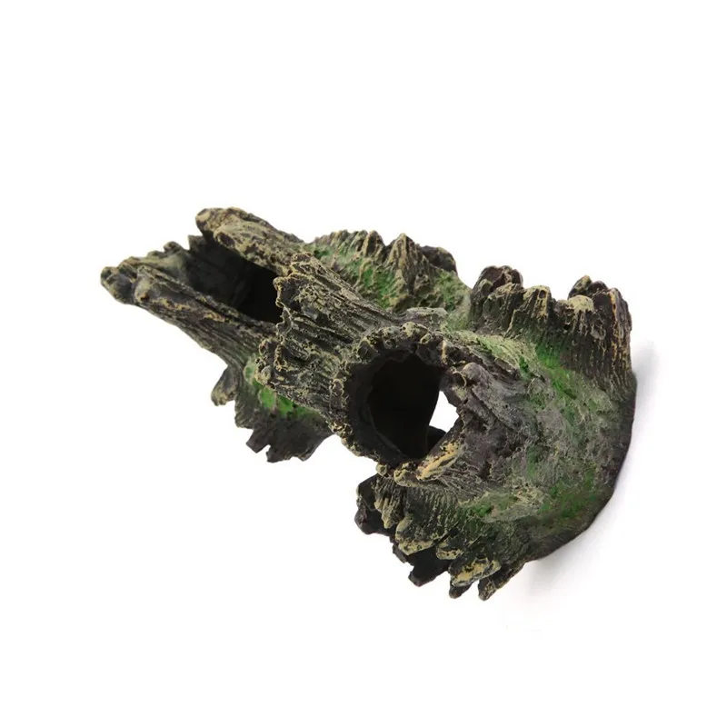 для аквариума Saim Декоративные помпоны дерево из смолы выветренное полое