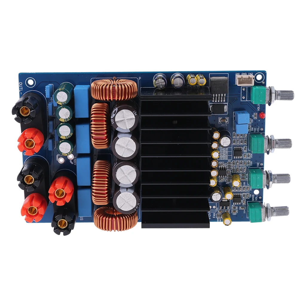 OOTDTY OPA1632DR TL072 TAS5630 2,1 300W+ 150W+ 150W 470 мкФ/100 V класса D Цифровой усилитель