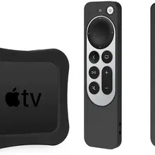 For Apple TV 4K Remote Silicone Case Apple TV Siri Remote 2nd Gen Non-Slip Durable Remote Control Protective Cover