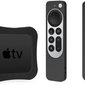 for apple tv 4k remote silicone case apple tv siri remote 2nd gen non slip durable remote control protective cover free global shipping