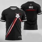 Niko G2 2021 Esports Джерси Униформа Lec новейшая G2 футболка для отдыха спорта 3d рубашка Kennys реккинг Стильные топы с рукавами