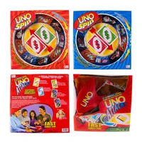 mattel uno card games spin family two types spin licensing game cards party toys gathering board game