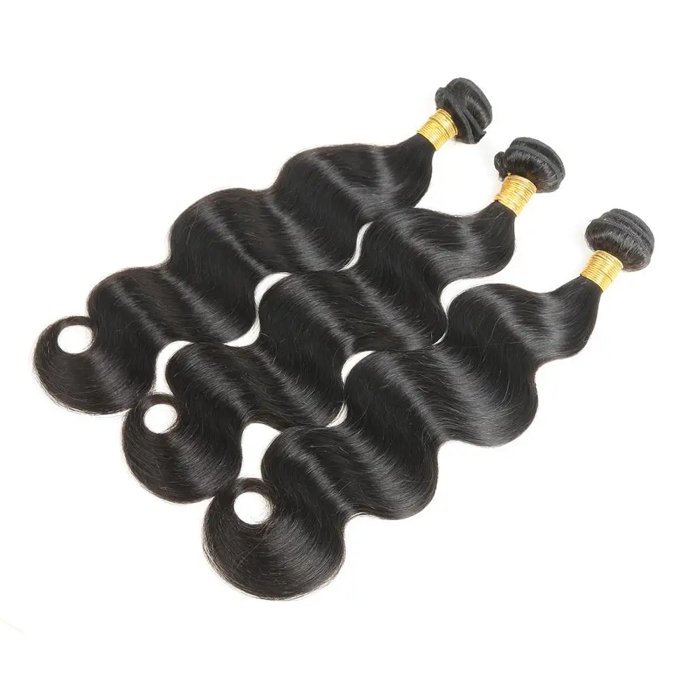 Индийские волосы пучки волнистых волос натуральный цвет 100% человеческих