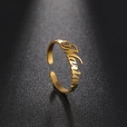 Женское кольцо с уникальным именем Lemegeton, настраиваемое кольцо из нержавеющей стали с именной табличкой, подарок для влюбленных