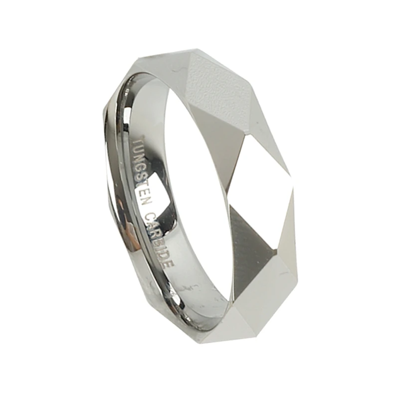 

Wholesale men ring tungsten carbide jewelry cool rhombus hand finger rings for men