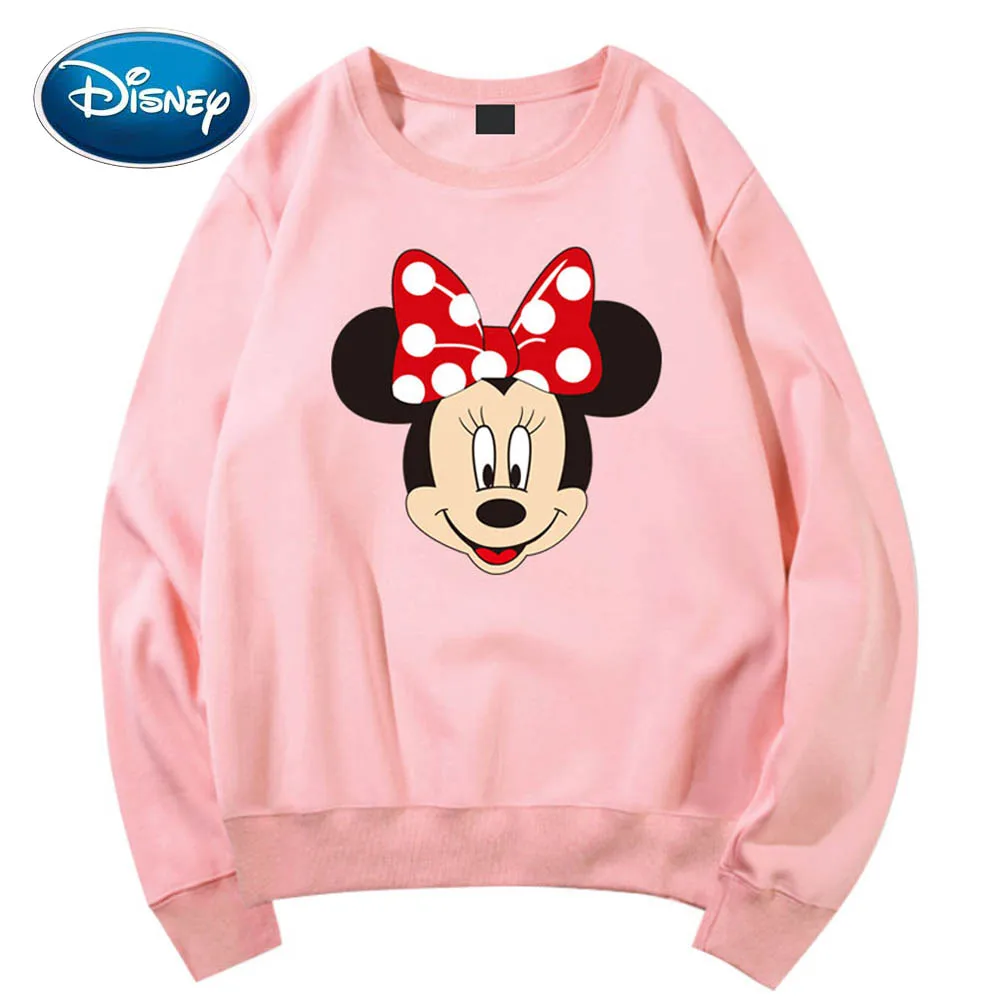 Стильная Милая футболка с Минни Маус и бантом в горошек принтом героев