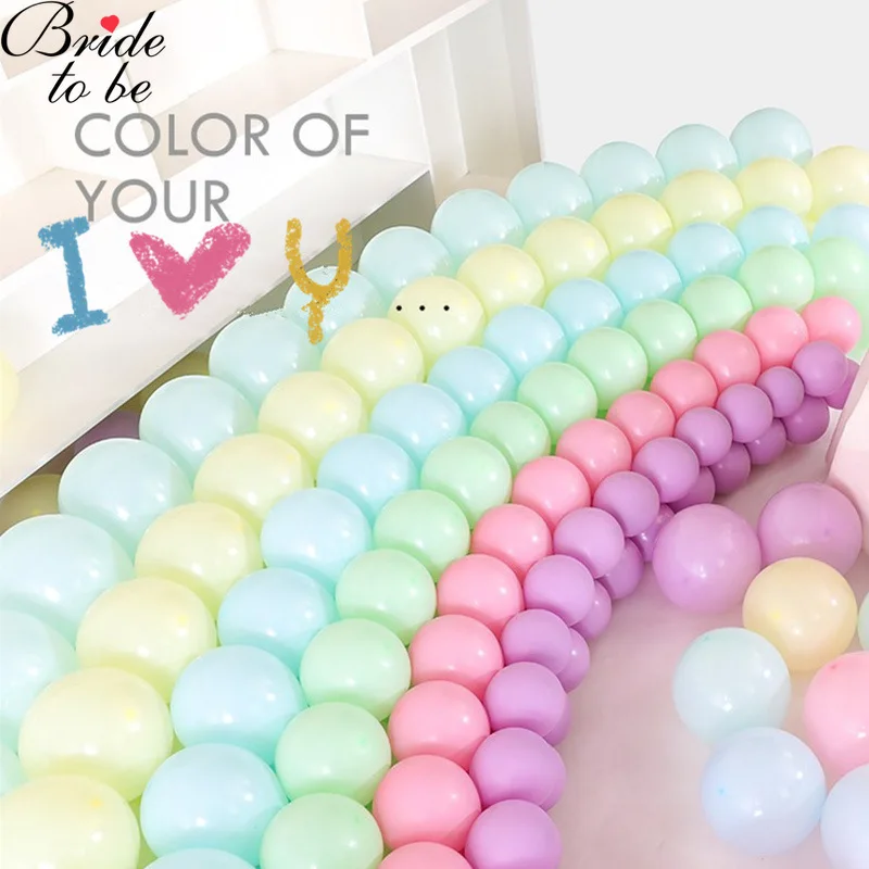 100 шт. воздушные шары в виде Макарон для невесты 10 дюймов|Воздушные и аксессуары| |