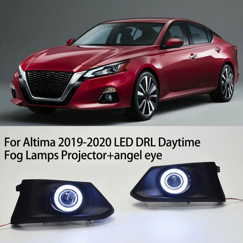 

Для Nissan Altima 2019-2020 пара спереди светодиодный дневные ходовые огни дневного света Противотуманные светильник Поворотная сигнальная лампа Ан...