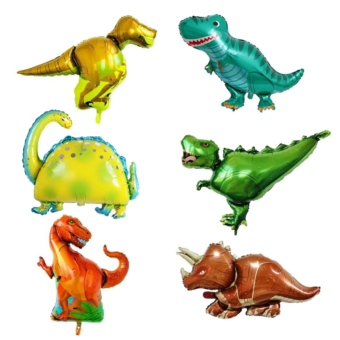 1 шт. детский Гелиевый шар из алюминиевой фольги в виде динозавра|Воздушные шары и