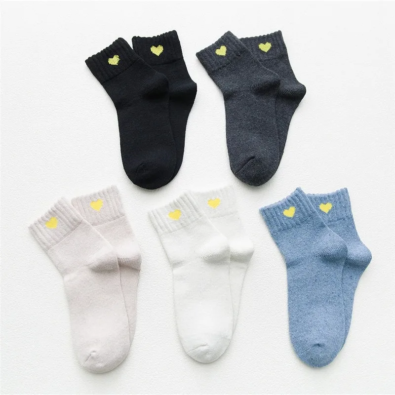 Носки женские теплые шерстяные средней длины 5 пар|Носки| |