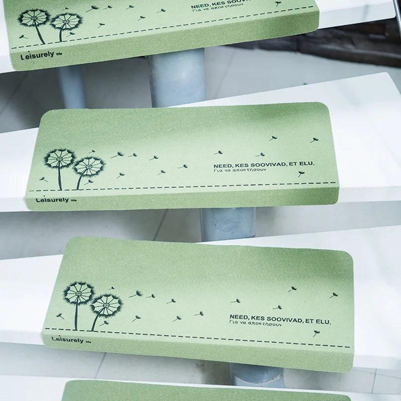 5 шт. коврики для лестницы напольные самоклеящиеся с мультяшными кошками