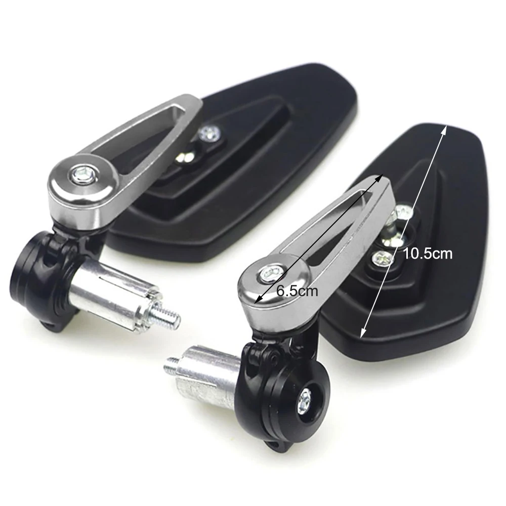 

1 Pair 7/8" 22mm CNC Motorcycle Motorbike Aluminum Rear View Handle Bar End Side Rearview Mirrors
