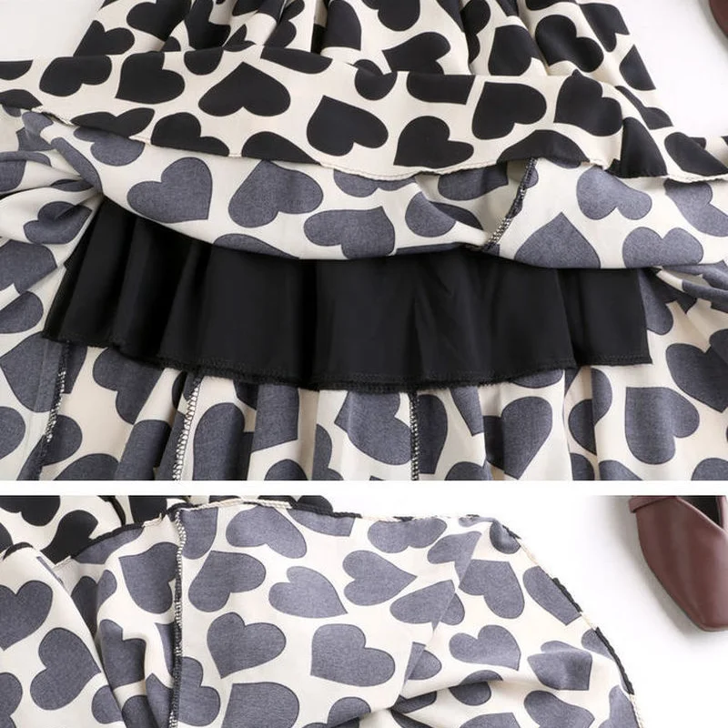 Юбка Женская Длинная с поясом на резинке Повседневная модная одежда в Корейском