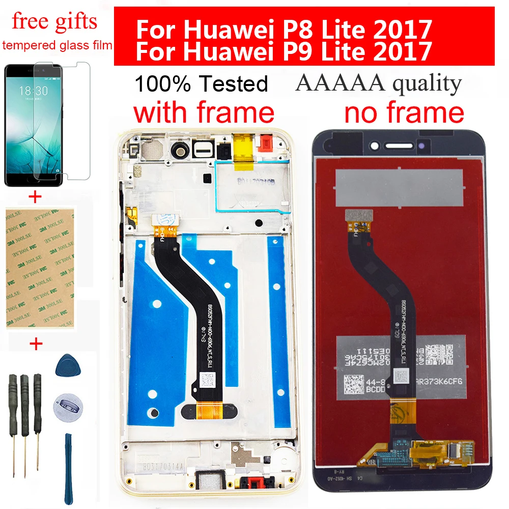 5 2 &quotдля Huawei P8 Lite 2017 ЖК экран PRA LA1 LX1 для p9 lite сенсорный сенсор + дисплей в