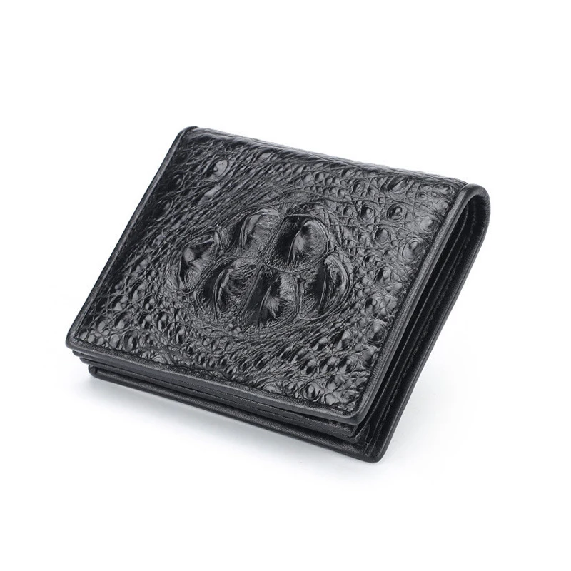 driver's license all in one card bag alligator leather wallet for men business short clip vertical leather Zero purse men wallet