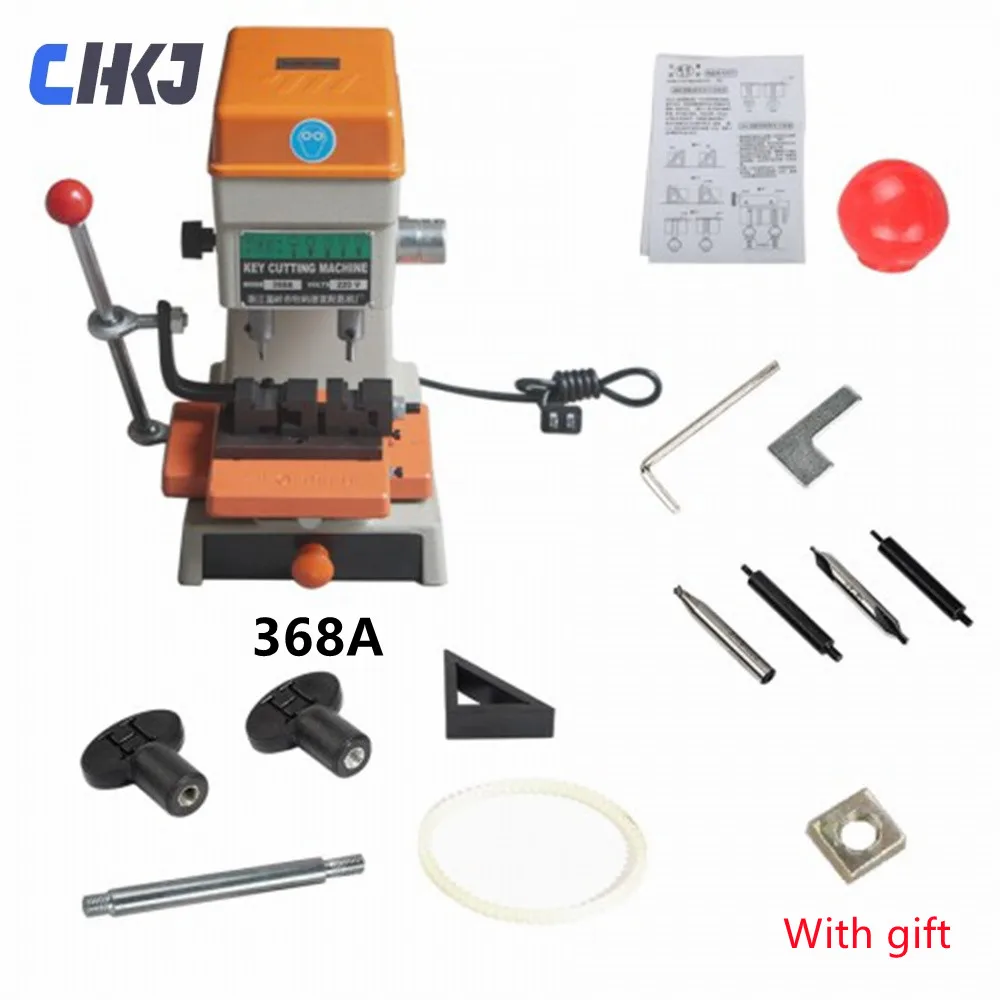 CHKJ 368A Key Duplicating Copy Machine 180w Key Cutting Machine drill machine for making car door keys locksmith tools