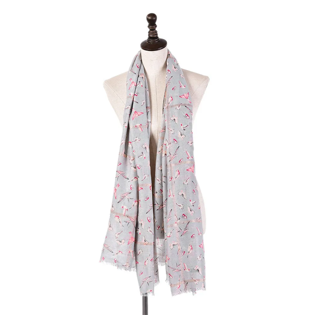 SAGACE атласный большой цветок шарф цветочный принт Мягкая Шелковая шаль с бахромой