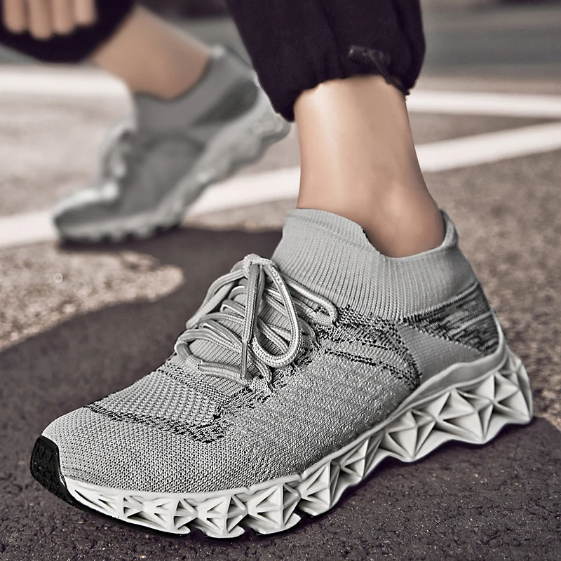 2019 Hot Hollow Sole Non-slip Bottom Net Surface Comfortable adult Jogging Shoes Breathable Cushioning Outdoor Running Sneakers | Обувь