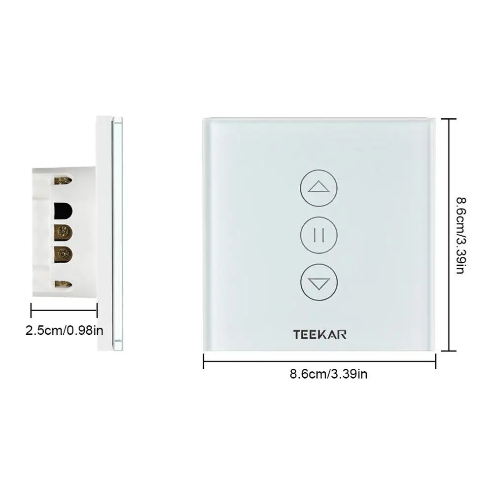 Teekar умная жизнь WiFi таймер затвора жалюзи переключатель приложение управление слепой двигатель Alexa WiFi совместим с Alexa, echo