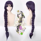 100 см отлично! Парик для косплея Love Live Nozomi Tojo, фиолетовые длинные плетеные волосы из косички, парик для косплея для взрослых