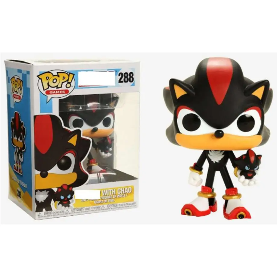 Оригинальная суперзвуковая звуковая фигурка FUNKO POP с кольцом/изумрудной тенью