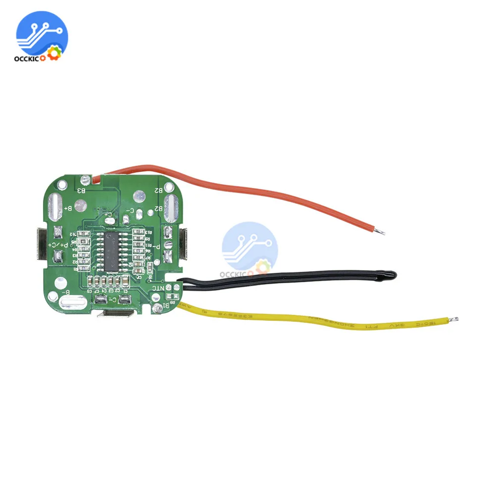 BMS 18650 Защитная плата для зарядки литиевой батареи 14,8 V двойная трубка MOS литий-ионная батарея защитный балансировочный модуль