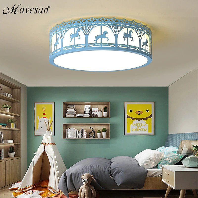 Новое поступление розовые/синие цветные потолочные светодиодные светильники в