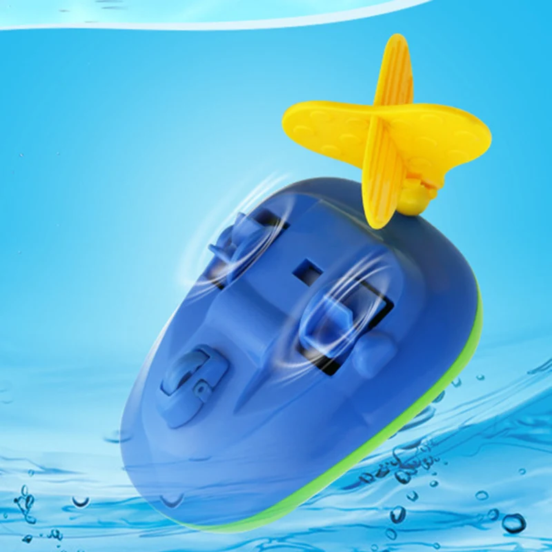Hot Sale Cartoon Animal Boat Bath Toy Amphibious Clockwork Pull Cord Baby Toddlers Kids Water Toys | Игрушки и хобби