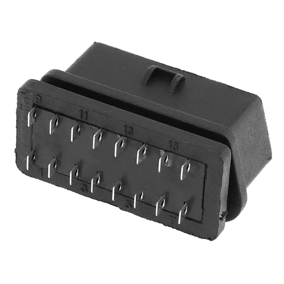 OBDII OBD 2 L Тип 16 контактный разъем провода розетки адаптер автомобильный