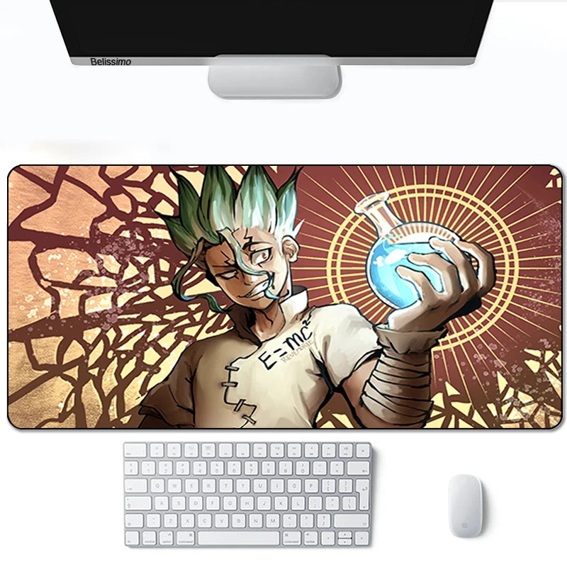 

Mouse Carpet Pad Long Pad Pc Accessories Gaming Keyboard Pink Desk Xxl Gamer Full Barato Mat Dr.stone 3d Cabinet Mause Non-slip