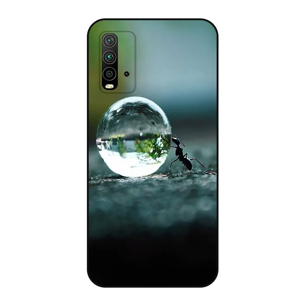 Natural Scenery Reasonal Price Top Detailed Popular Case For Xiaomi Redmi 9T Soft Mobile Phone Skin Black Bumper Art | Мобильные