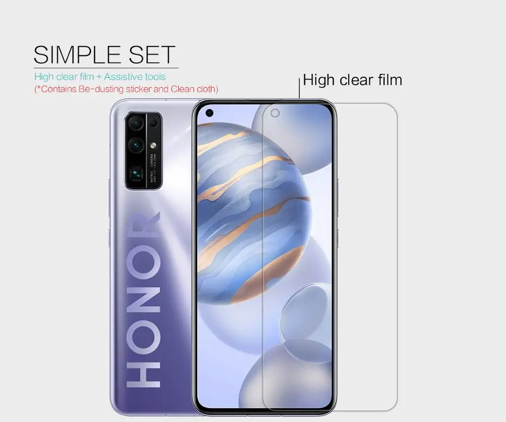 Защитная пленка NILLKIN для Huawei Honor 30 2 шт./лот сверхпрозрачная или матовая защитная