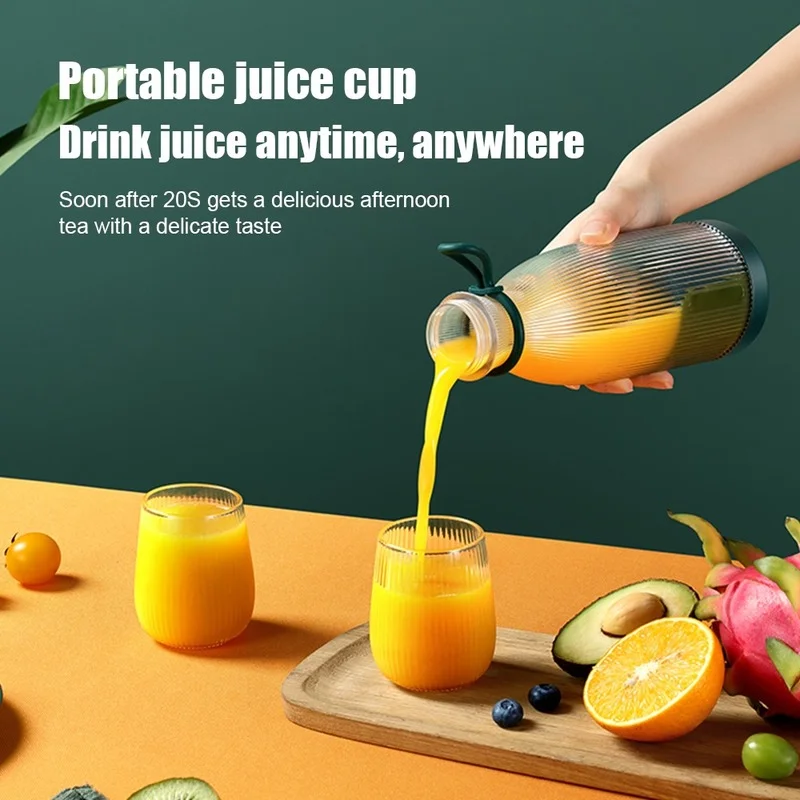 

Portable Juicer USB Charging Juice Blender Household Multifunctional Mixer Smoothie Blender Mini Food Processor