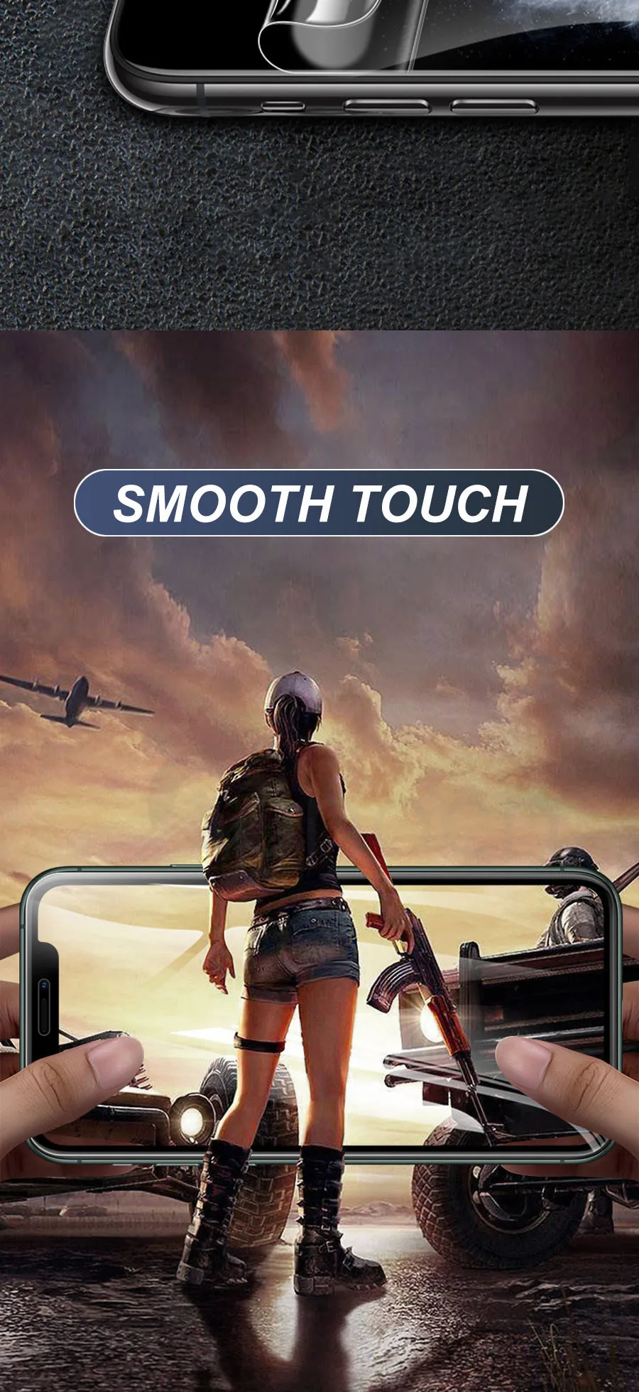 99D изогнутый экран протектор для iPhone X XR XS 11 Pro Max мягкая защитная пленка для iPhone 8 7 6 6S Plus пленка не закаленное стекло