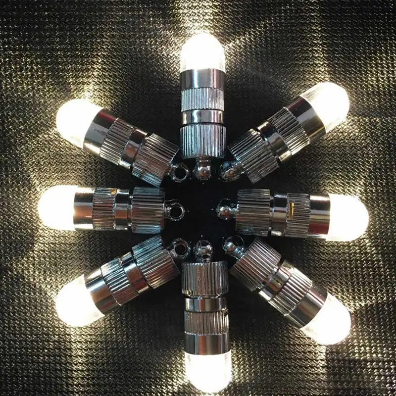 Многоцветные пластиковые лампы 10 шт. светящиеся для свадьбы вечеринки украшения